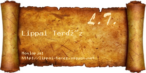 Lippai Teréz névjegykártya